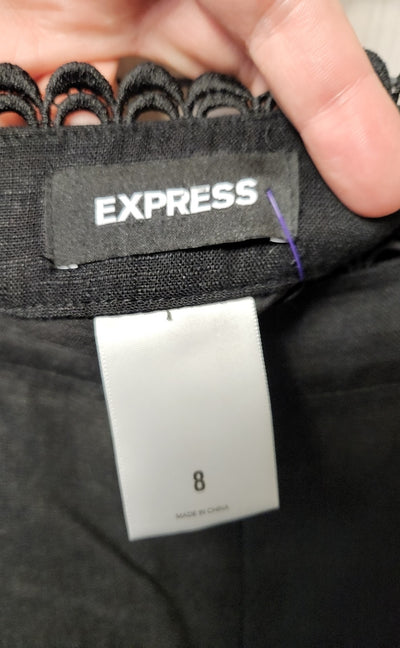 Express Women's Size 8 Black Shorts