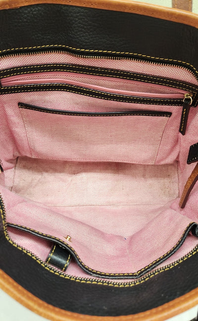 Dooney & Bourke Black Purse Bag - As Is Stains inside