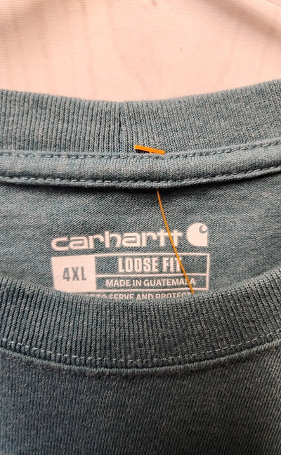 Carhartt Men's Size 4X Teal Shirt