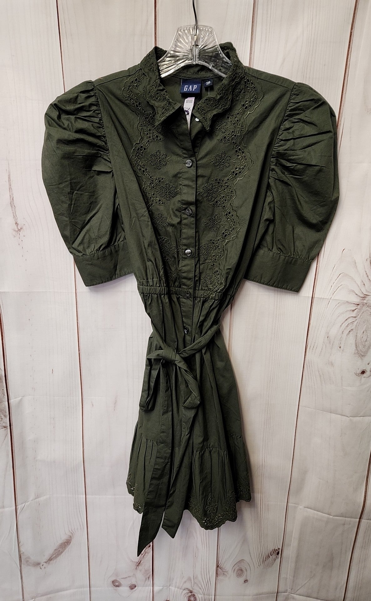 NWT Gap Women's Size XXS Green Dress