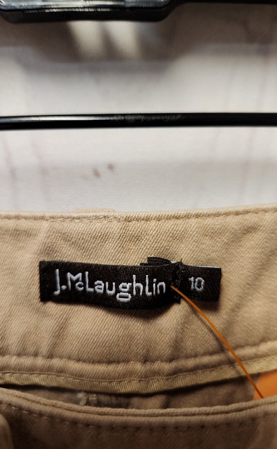 J McLaughlin Women's Size 10 Tan Pants