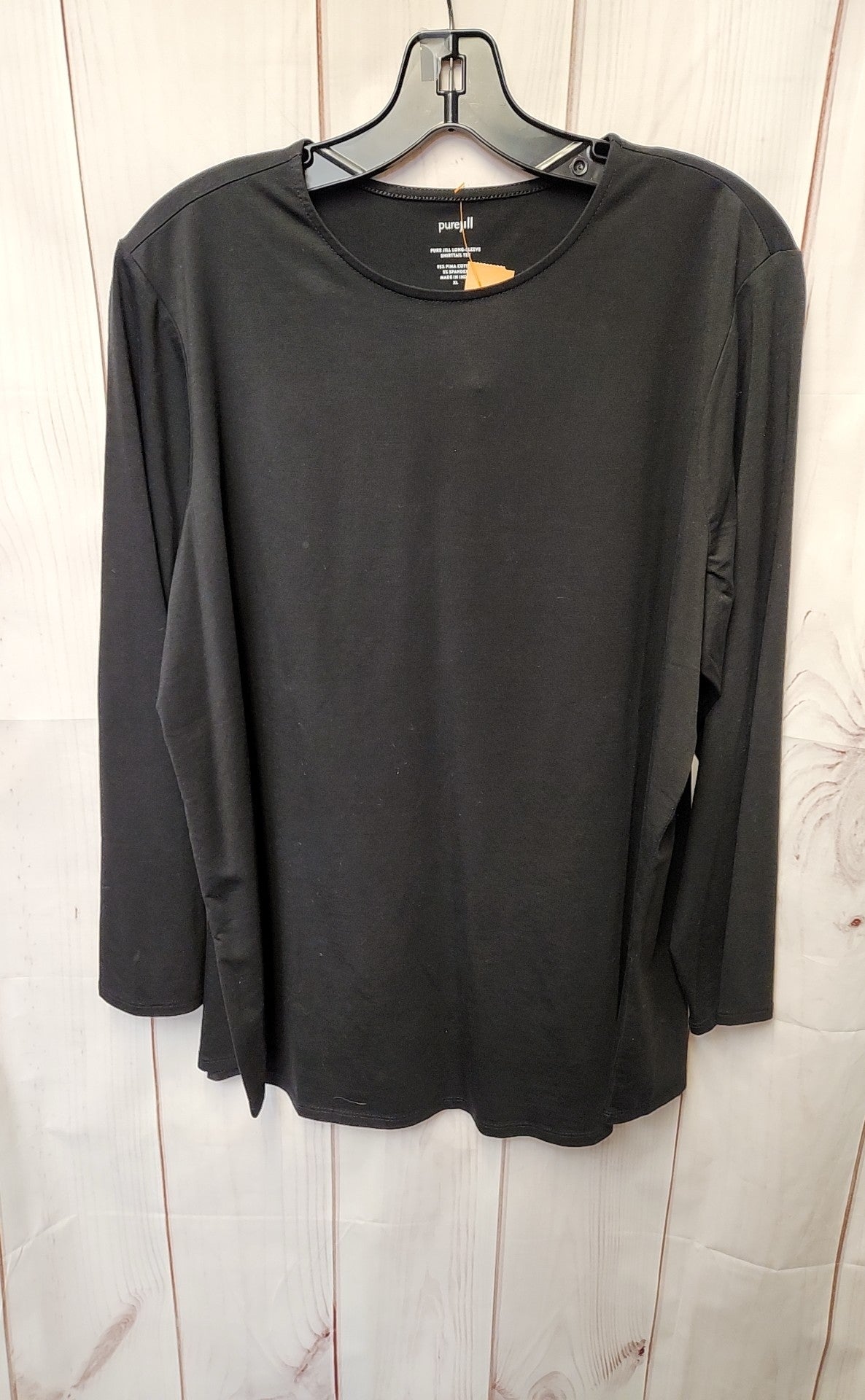 Pure Jill Women's Size XL Black Long Sleeve Top