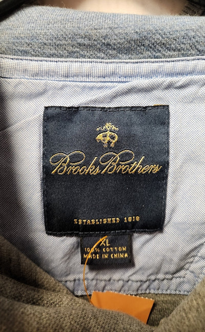 Brooks Brothers Men's Size XL Gray Sweatshirt