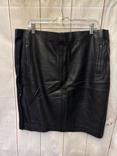 NWT Chico's Women's Size 3 = XL Black Skirt