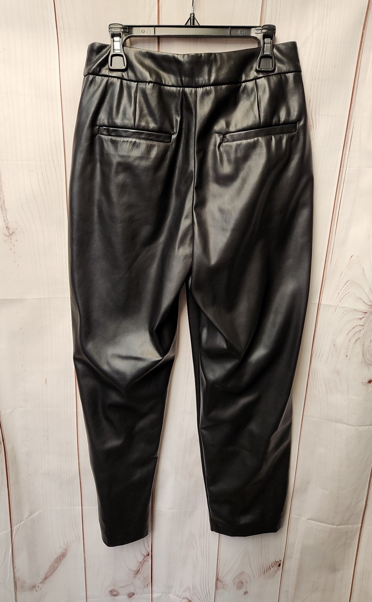 Donna Karan Women's Size 0 Black Faux Leather Pants