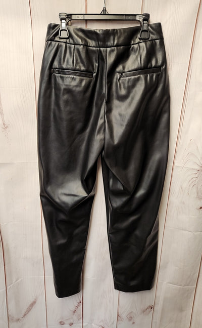 Donna Karan Women's Size 0 Black Faux Leather Pants