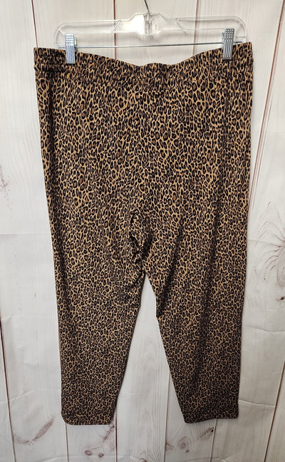 Tommy Bahama Women's Size S Brown Animal Print Pants