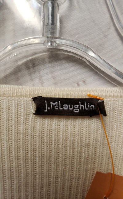 J McLaughlin Women's Size S White Sweatshirt