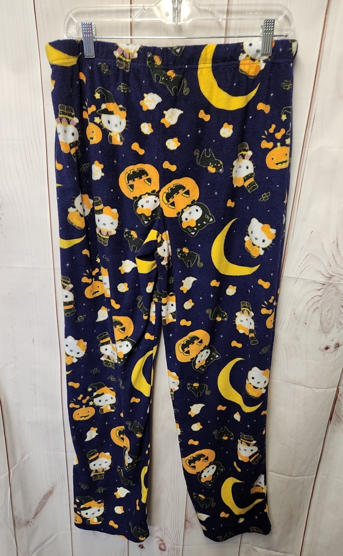 Hello Kitty Women's Size L Blue Holiday PJ Bottoms