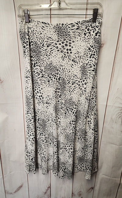Joie Women's Size 4 White Animal Print Skirt