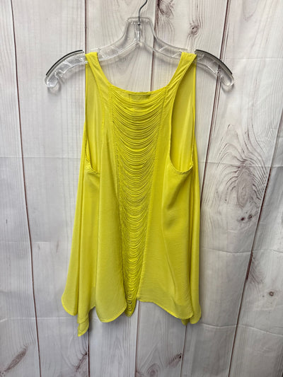 TwentyOne Women's Size S Yellow Sleeveless Top