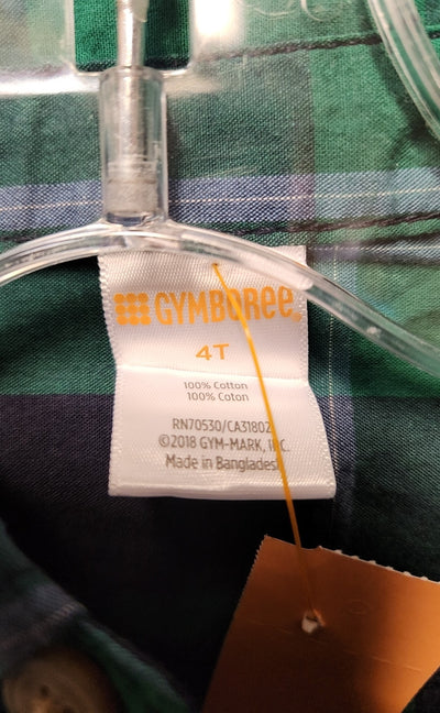 Gymboree Boy's Size 4 Green Shirt