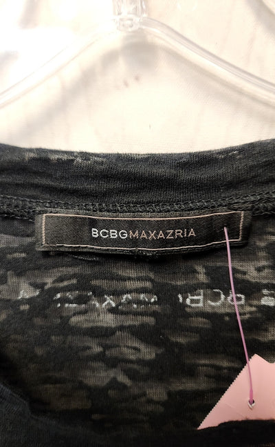 BCBG Maxazria Women's Size XS Black Short Sleeve Top