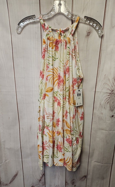 NWT Rip Curl Women's Size XS White Floral Cover-Up