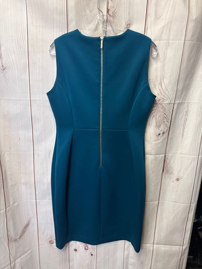Calvin Klein Women's Size 12 Teal Dress