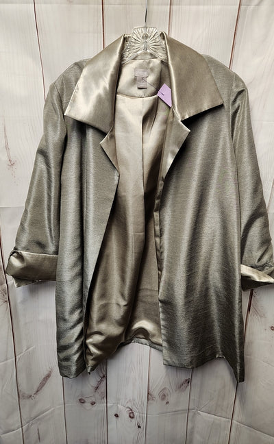 Chico's Women's Size 2 = US L Gold Jacket