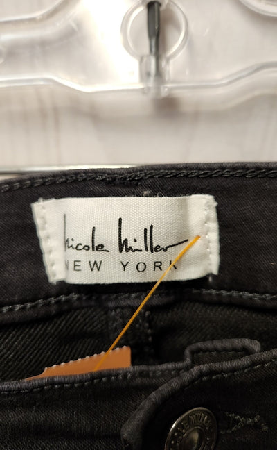 Nicole Miller Women's Size 31 (11-12) Black Jeans Soho High Rise Skinny