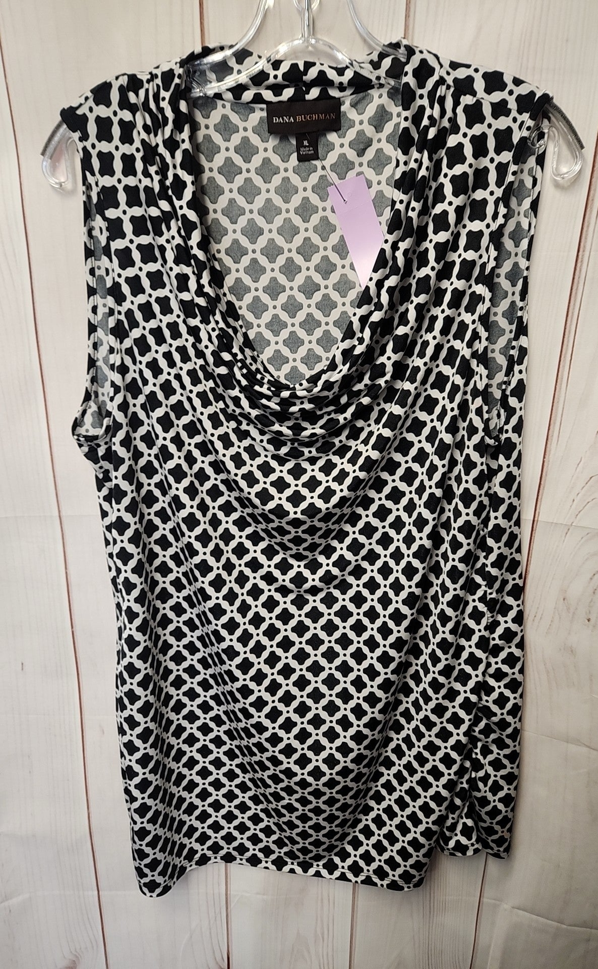 Dana Buchman Women's Size L Black Sleeveless Top