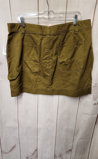 Old Navy Women's Size 16 Olive Green Skirt