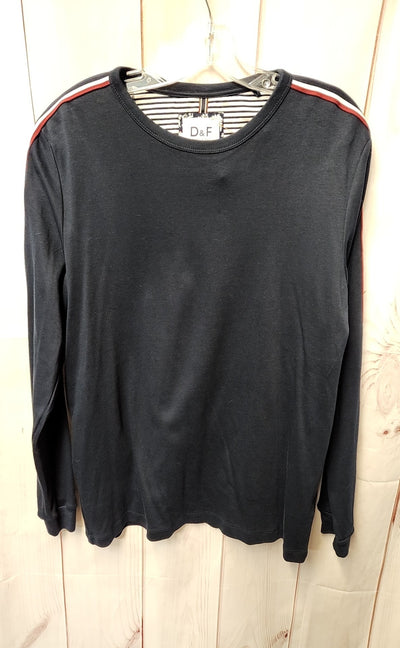 Denim & Flower Men's Size L Navy Sweatshirt