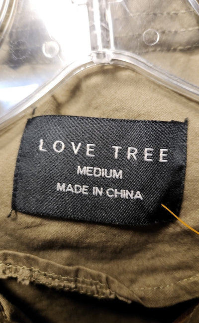 Love Tree Women's Size M Olive Green Jacket