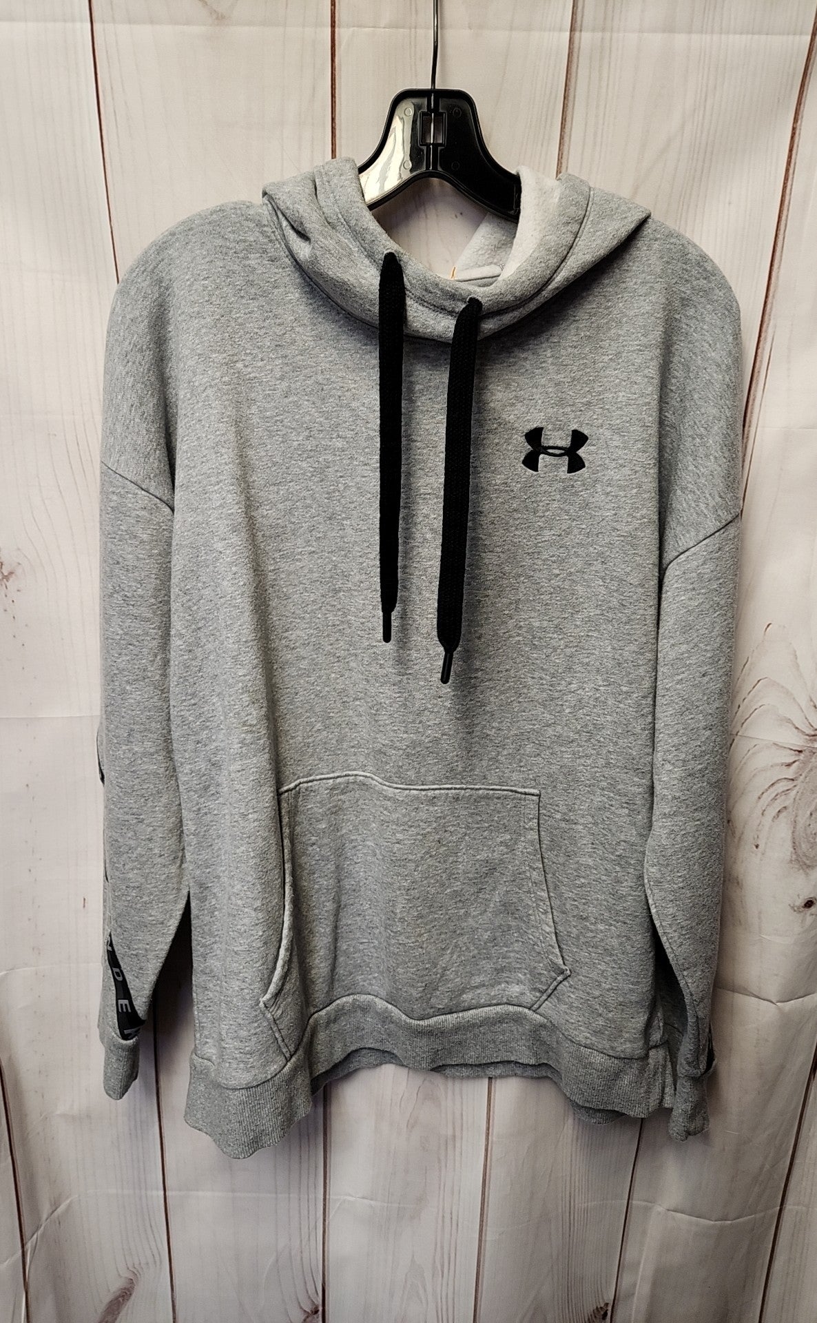 Under Armour Men's Size M Gray Hooded Sweatshirt