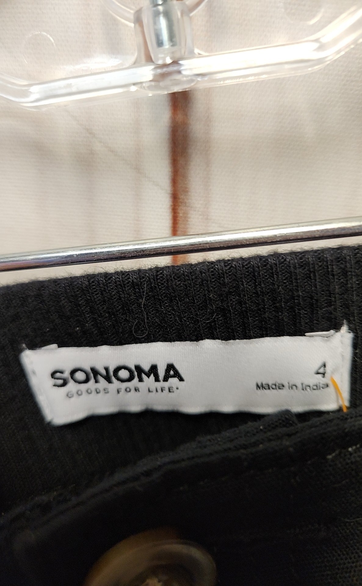 NWT Sonoma Women's Size 4 Black Pants