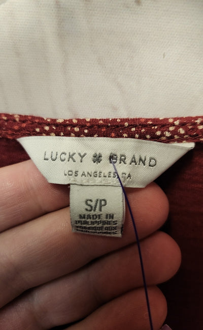 Lucky Brand Women's Size S Red Sleeveless Top