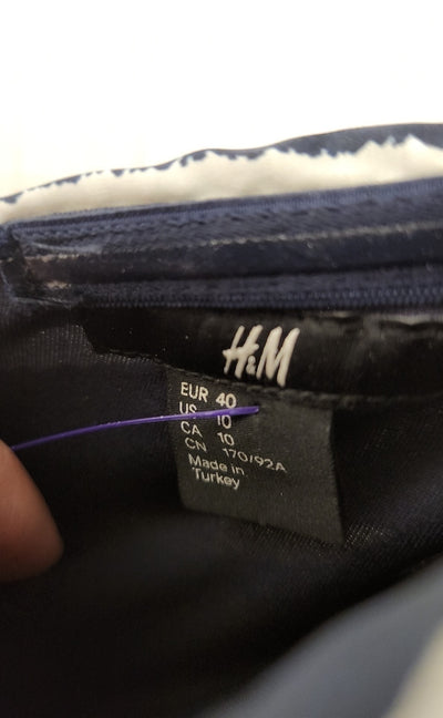 H&M Women's Size 10 Navy Dress