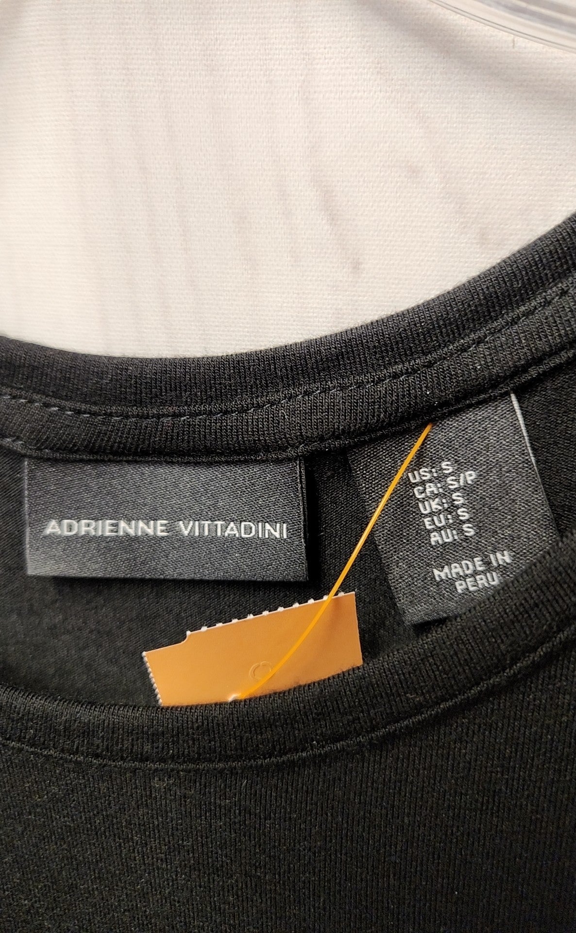 Adrienne Vittadini Women's Size S Black Sleeveless Top