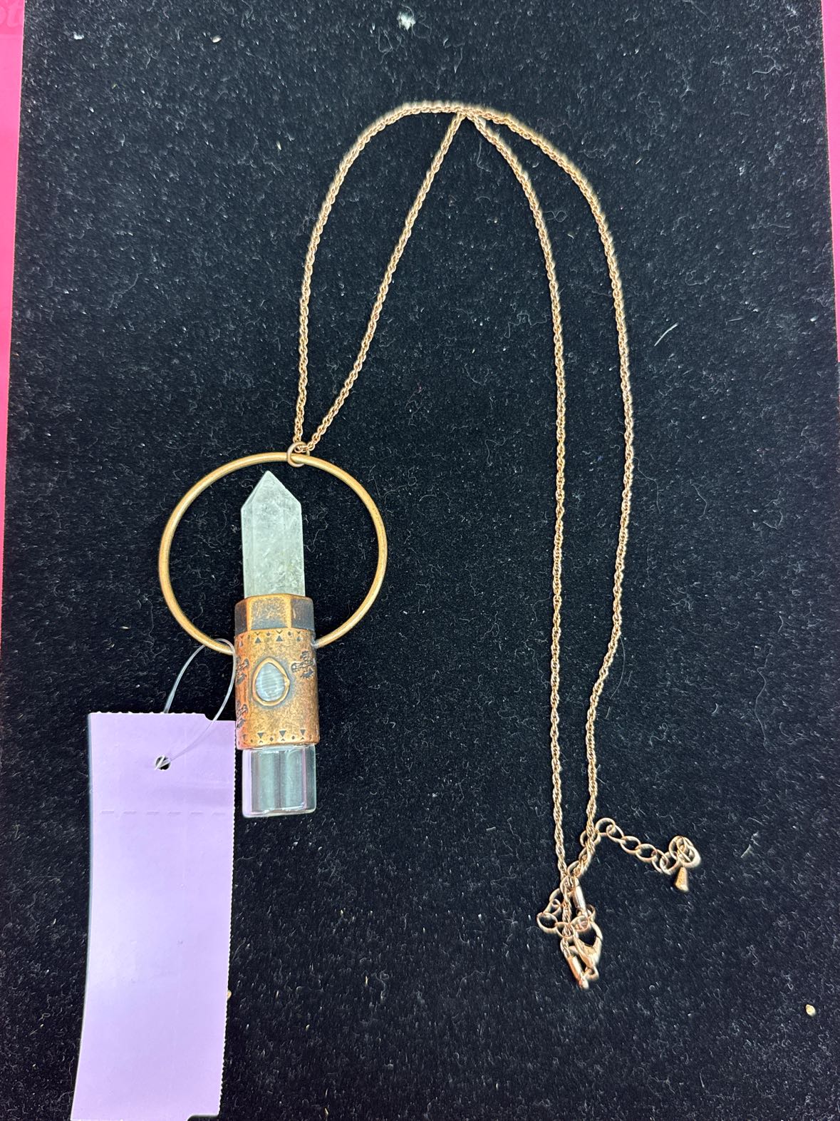 Copper Vial Necklace
