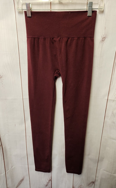 ShoSho Women's Size S/M Maroon Leggings