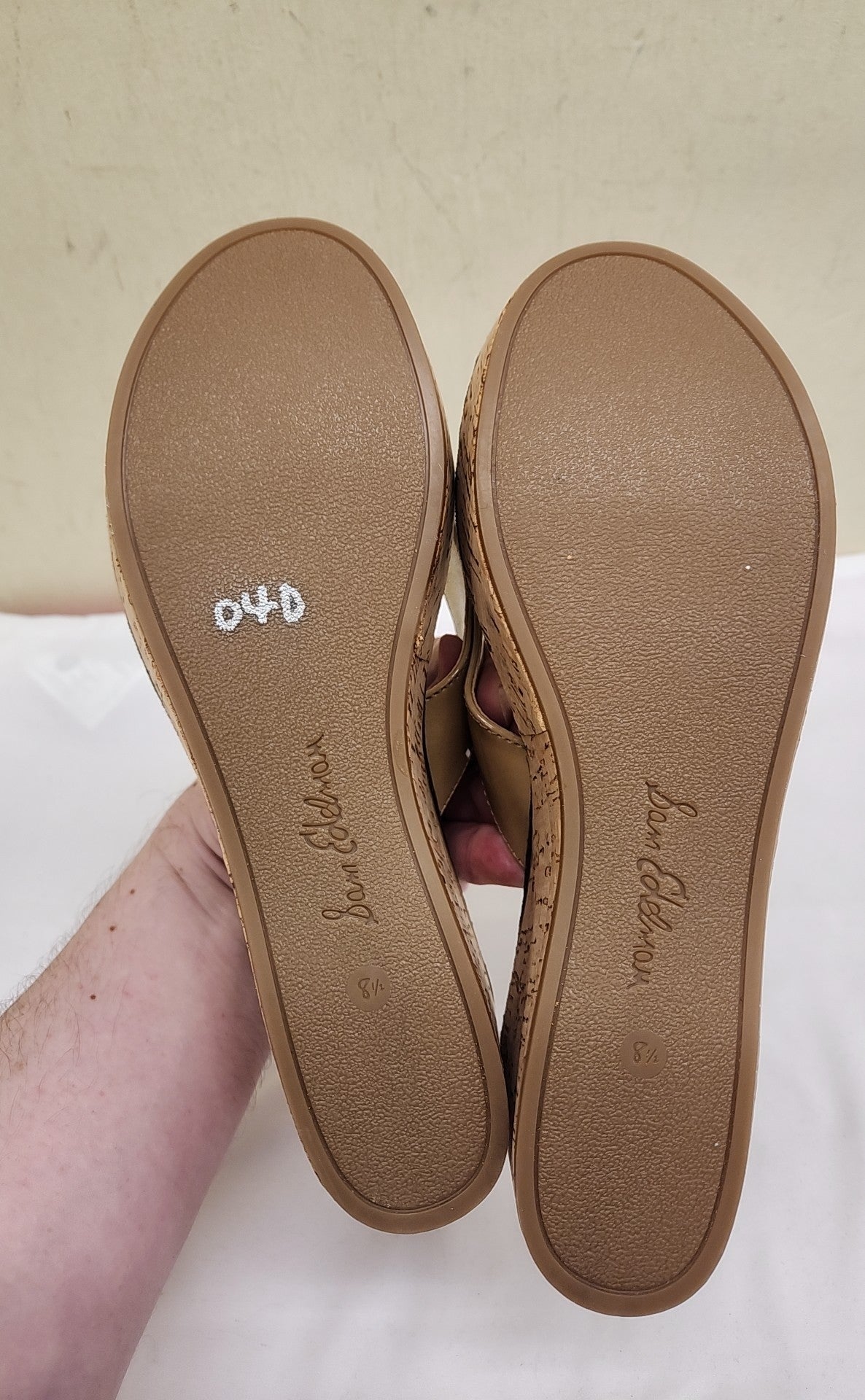 Sam Edelman Women's Size 8-1/2 Brown Sandals Shoes