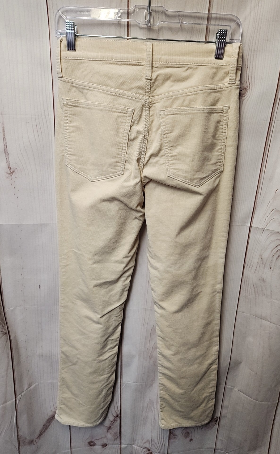 J Crew Women's Size 26 (1-2) White Corduroy Pants