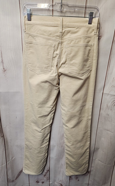 J Crew Women's Size 26 (1-2) White Corduroy Pants