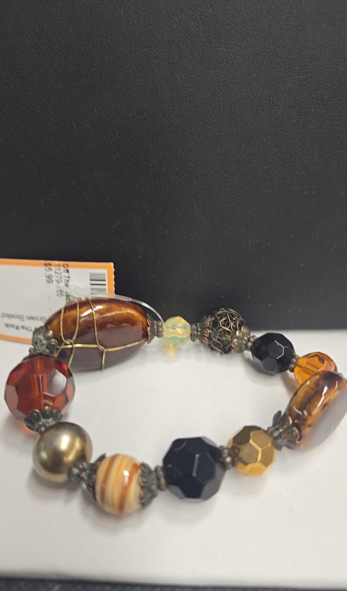 Brown Beaded Bracelet