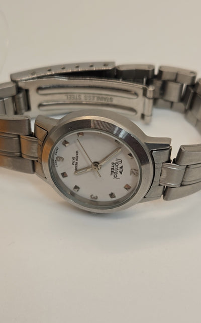 Montreal Steel Silver Watch