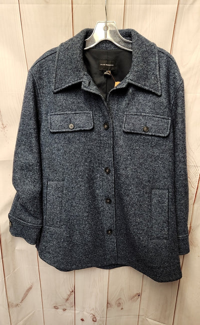 Club Monaco Women's Size L Navy Coat