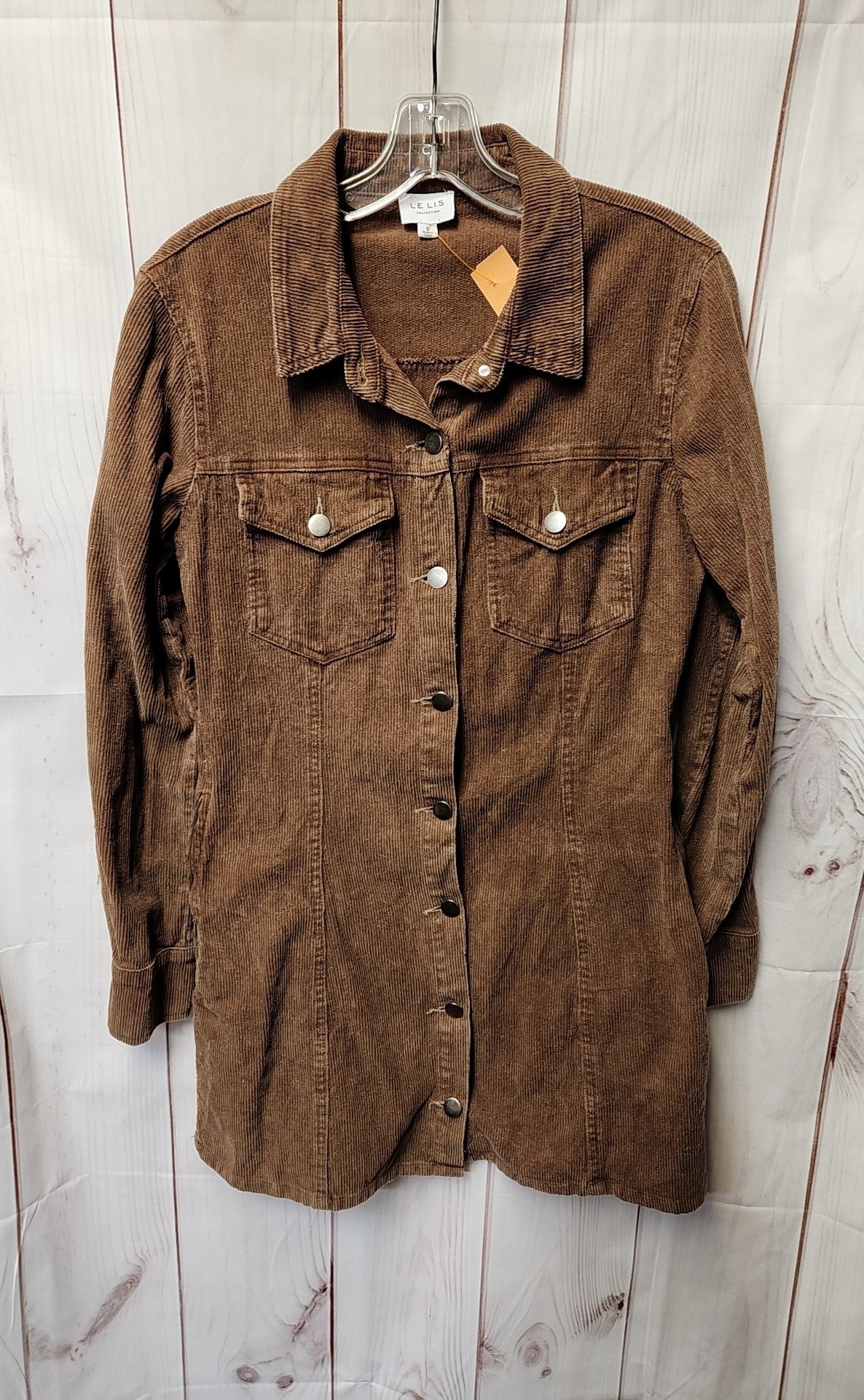 Le Lis Women's Size S Brown Corduroy Jacket