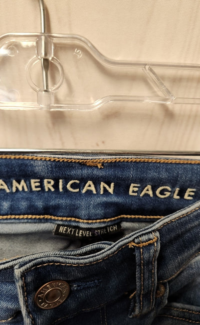 American Eagle Women's Size 23 (000) Blue Jeans Hi-Rise Jegging