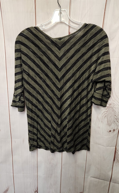 Apt 9 Women's Size S Black & Green Short Sleeve Top