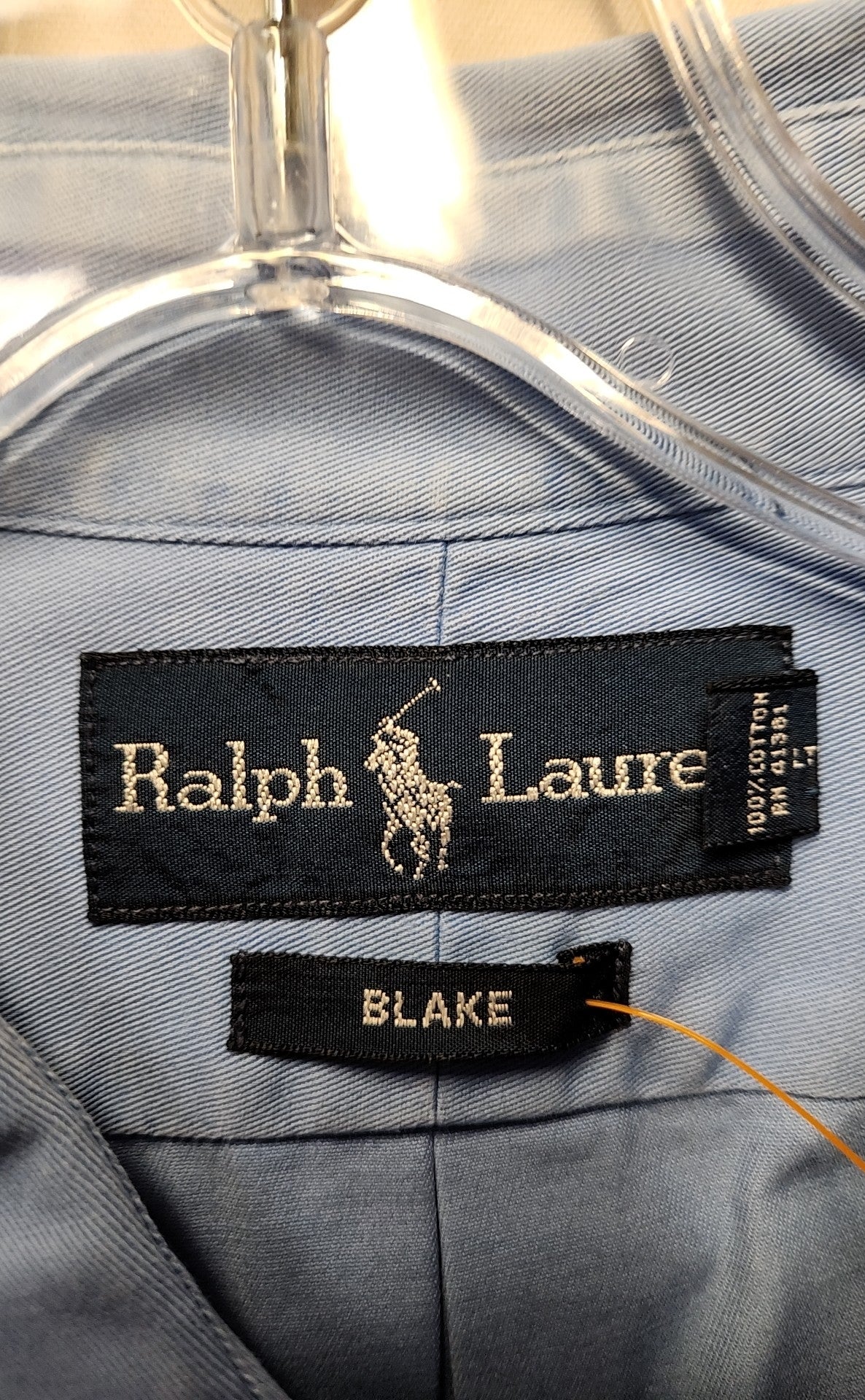 Ralph Lauren Men's Size XL Blue Shirt