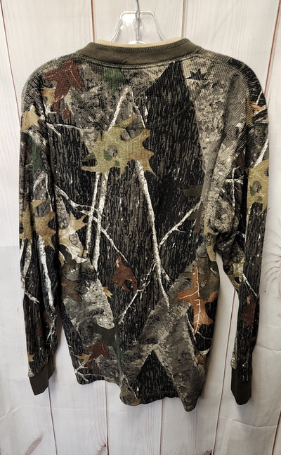 Canyon Guide Men's Size M Brown Camoflauge Sweatshirt