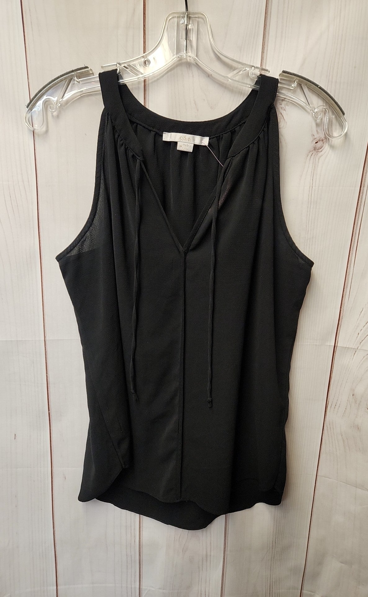 C&E Women's Size M Black Sleeveless Top
