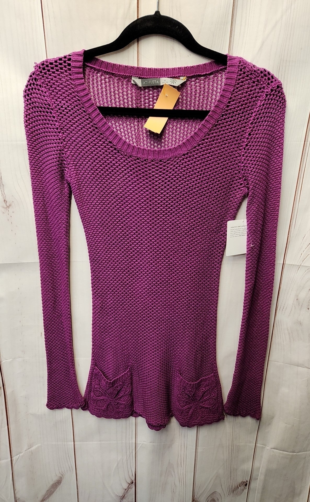 NWT Athleta Women's Size XS Purple Sweater