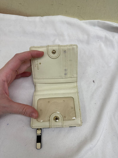 Kate Spade Black & White Wallet AS IS - Stains