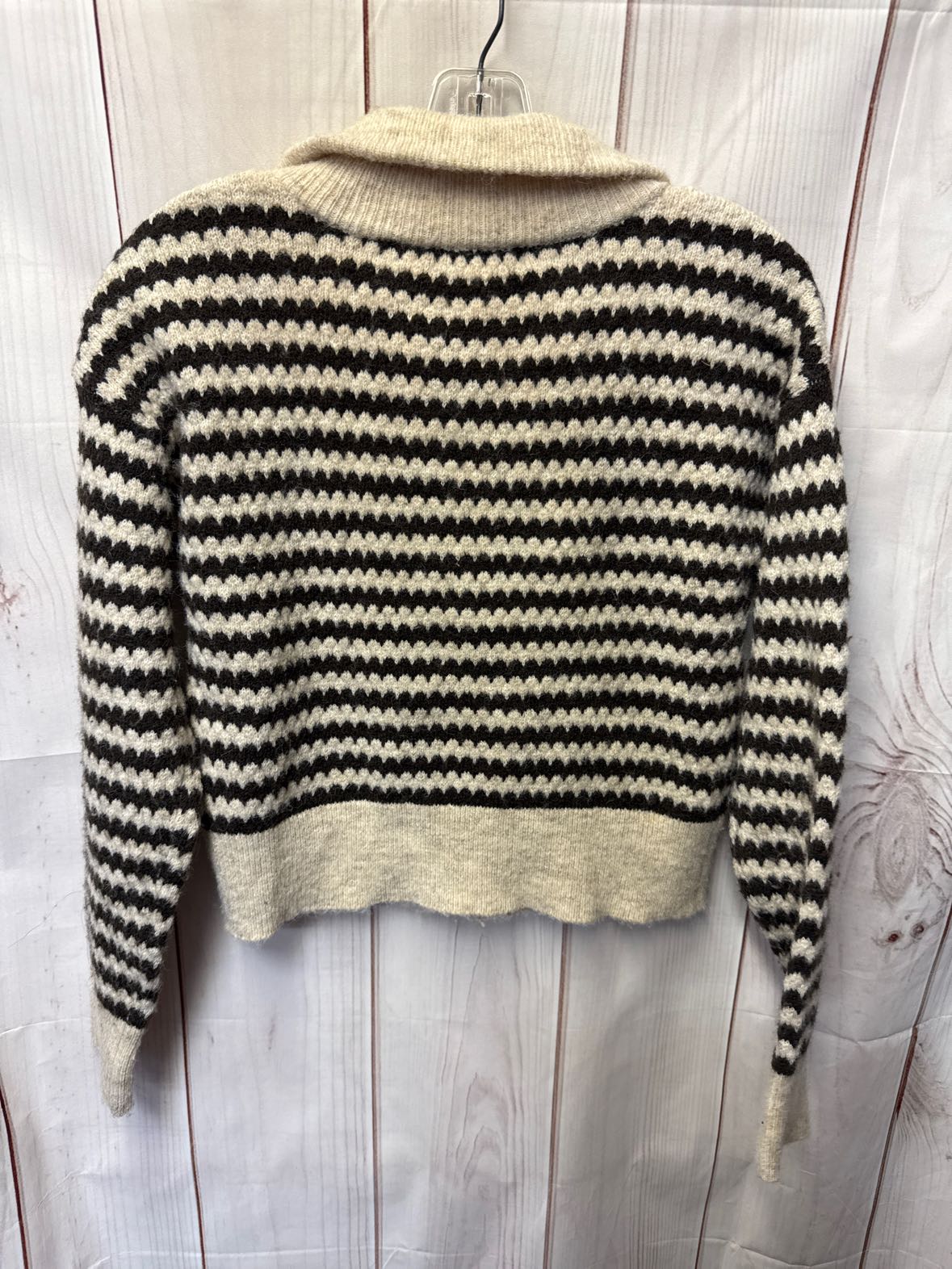 And Now This Women's Size S Brown Full Zip Sweater