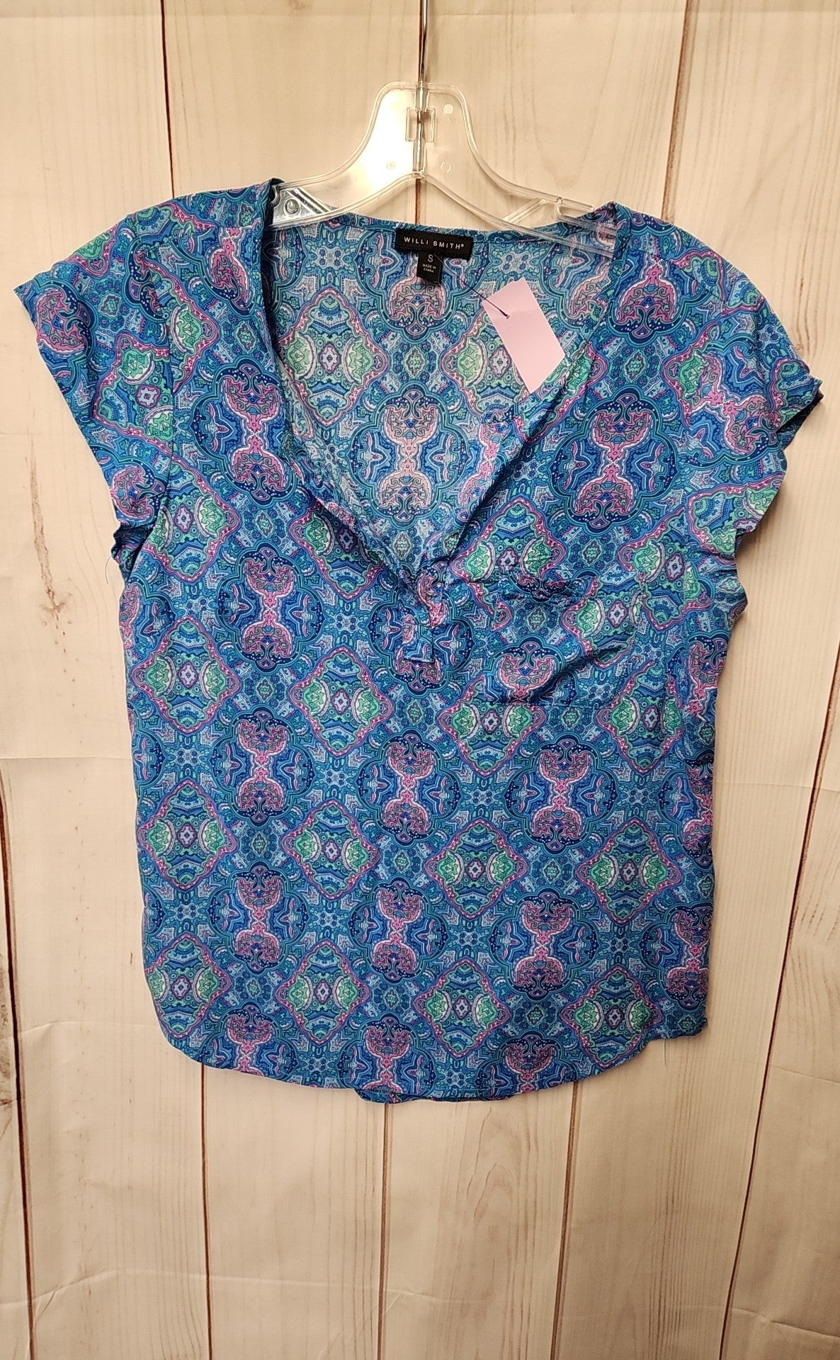 Willi Smith Women's Size S Blue Sleeveless Top
