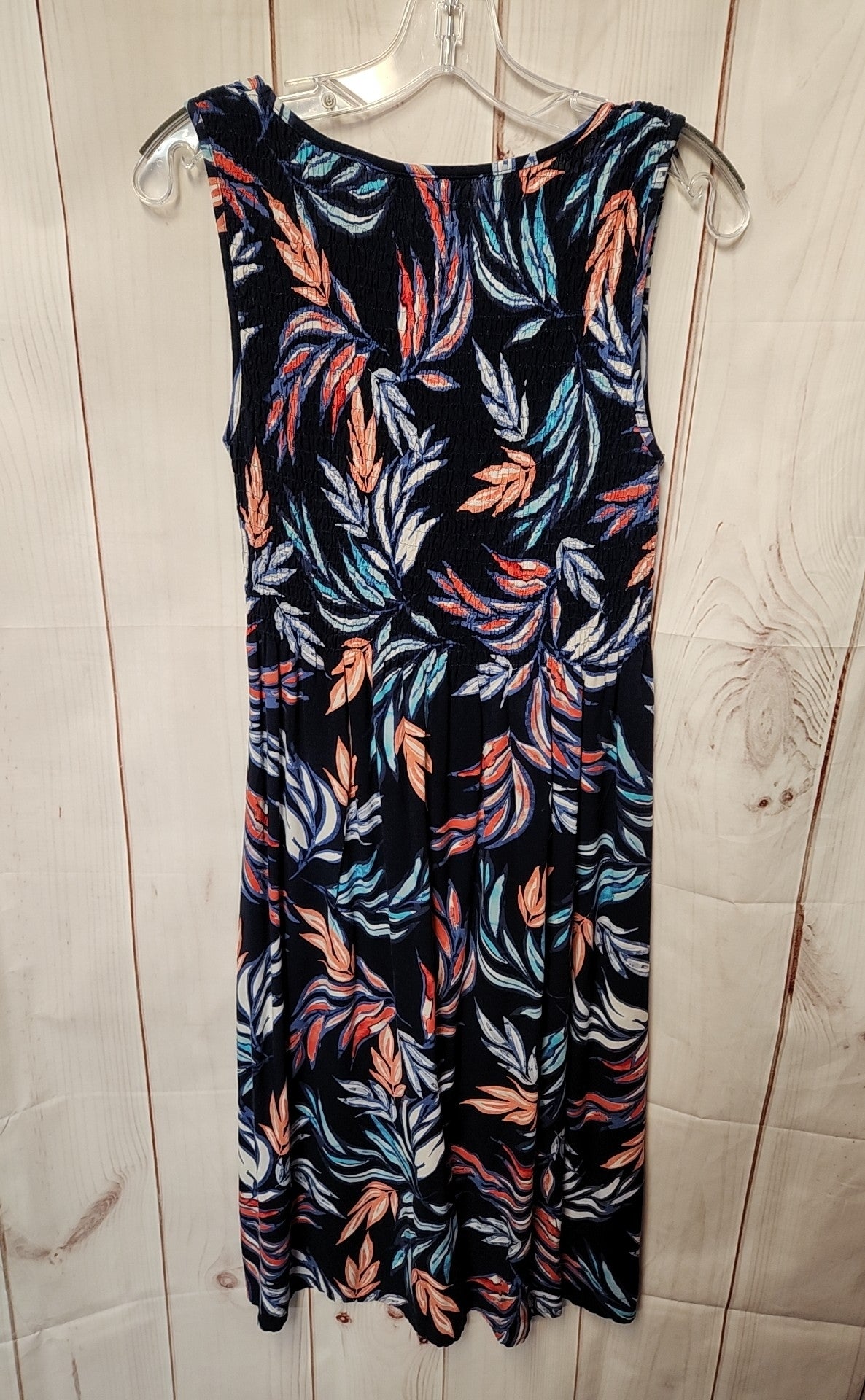 Croft & Barrow Women's Size S Blue Floral Dress