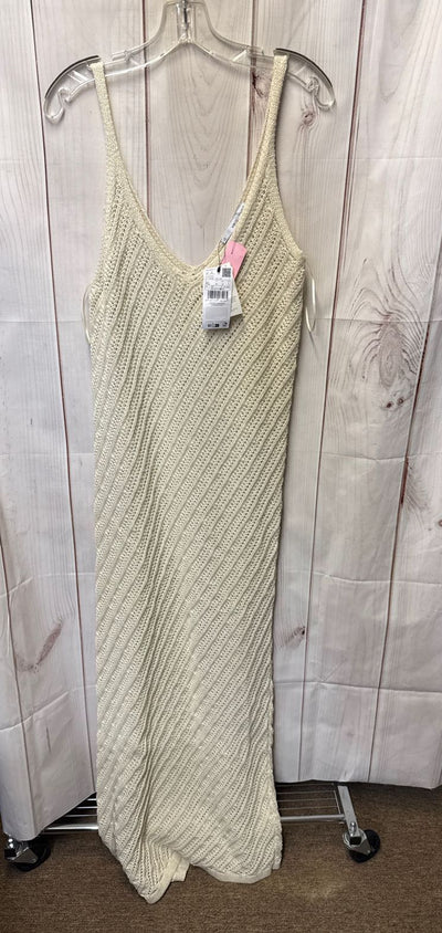 NWT Mng Women's Size 10 White Knit Dress